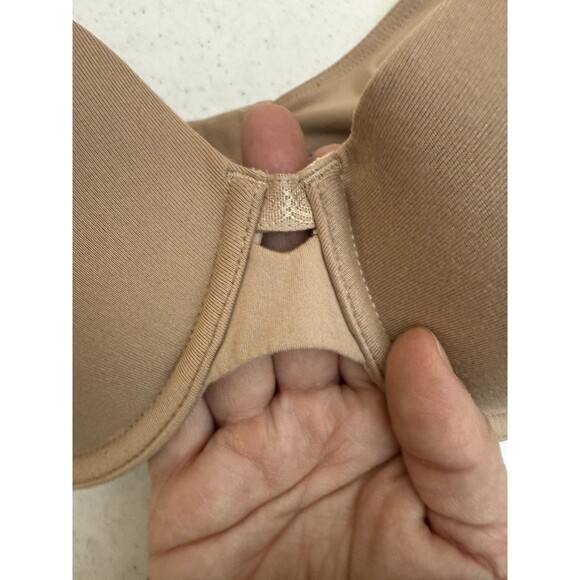 New Warners Cloud 9 lightly lined underwire Bra Full Coverage Beige 34B - Picture 4 of 9